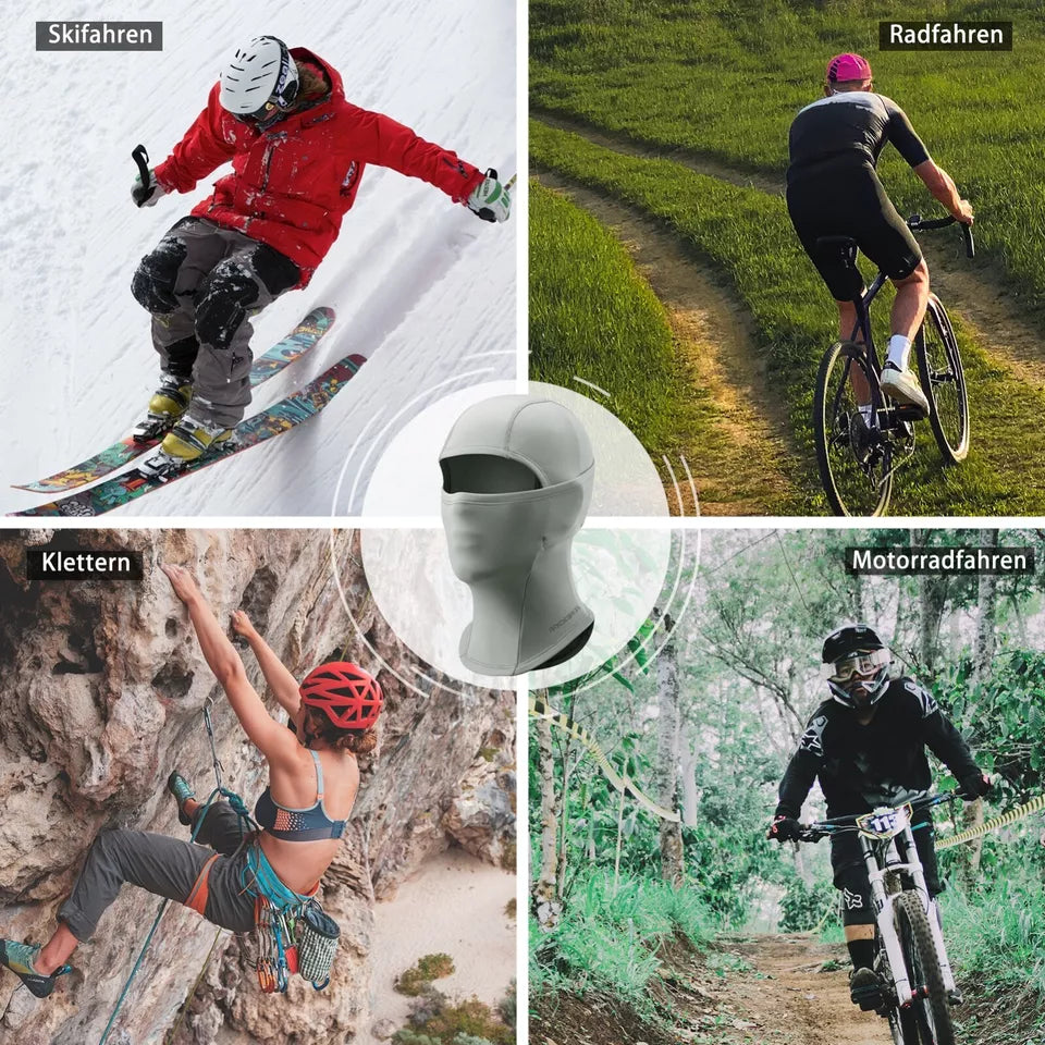 ROCKRBOS Børne Balaclava Vinter Balaclava Varm Ski Face Cover Running