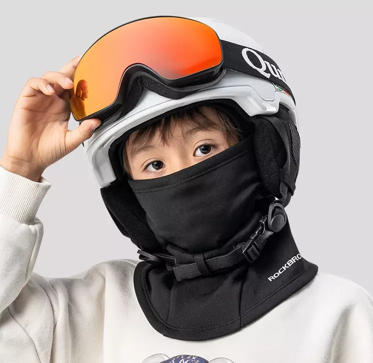 ROCKRBOS Børne Balaclava Vinter Balaclava Varm Ski Face Cover Running