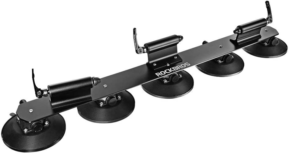 ROCKBROS Cykelholder Cykel Tagholder med Sugekopper Hurtigmontering