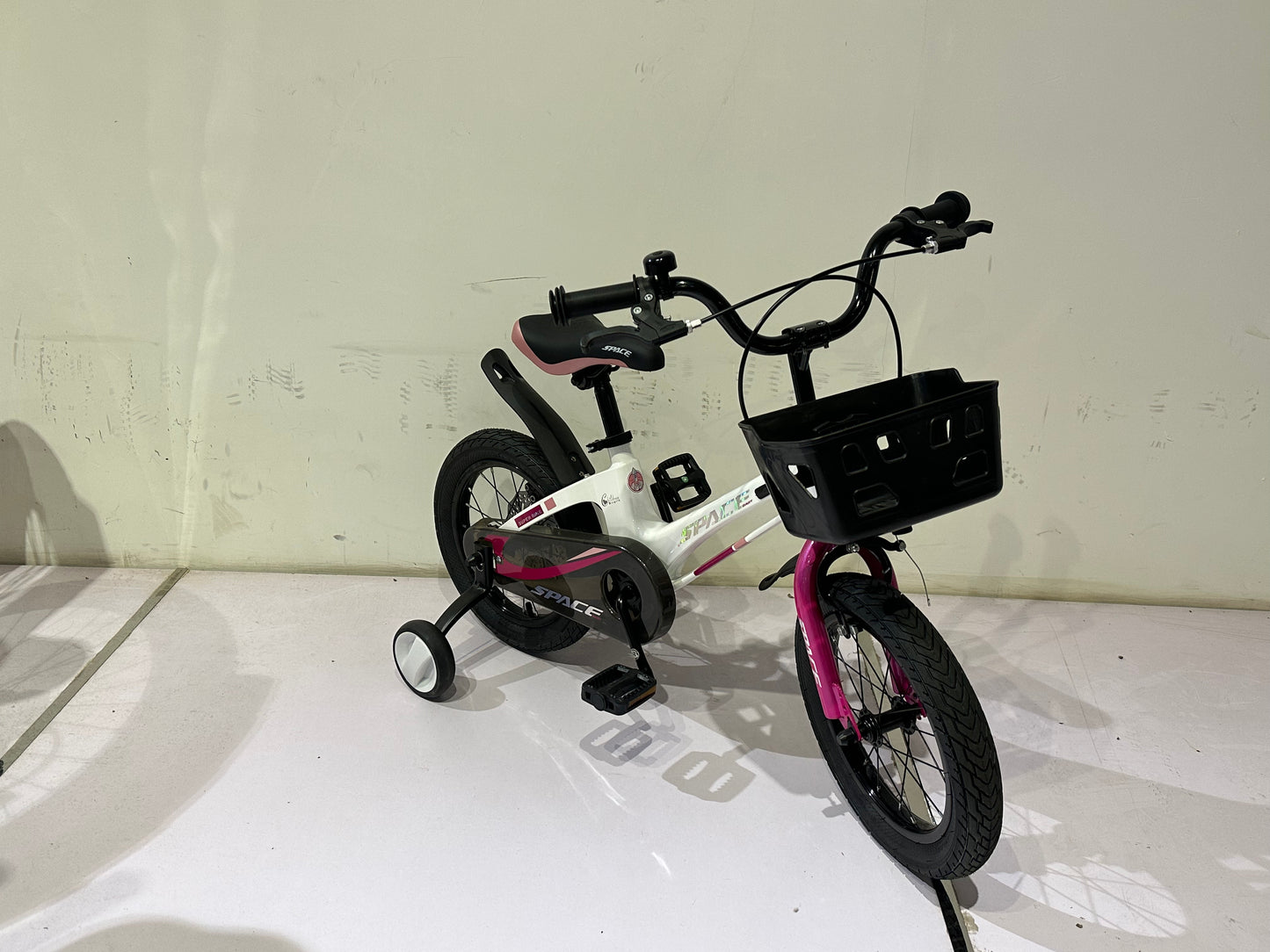 SKYS børnecykel fra 3 til 9 år 14/16/18 tommer pink