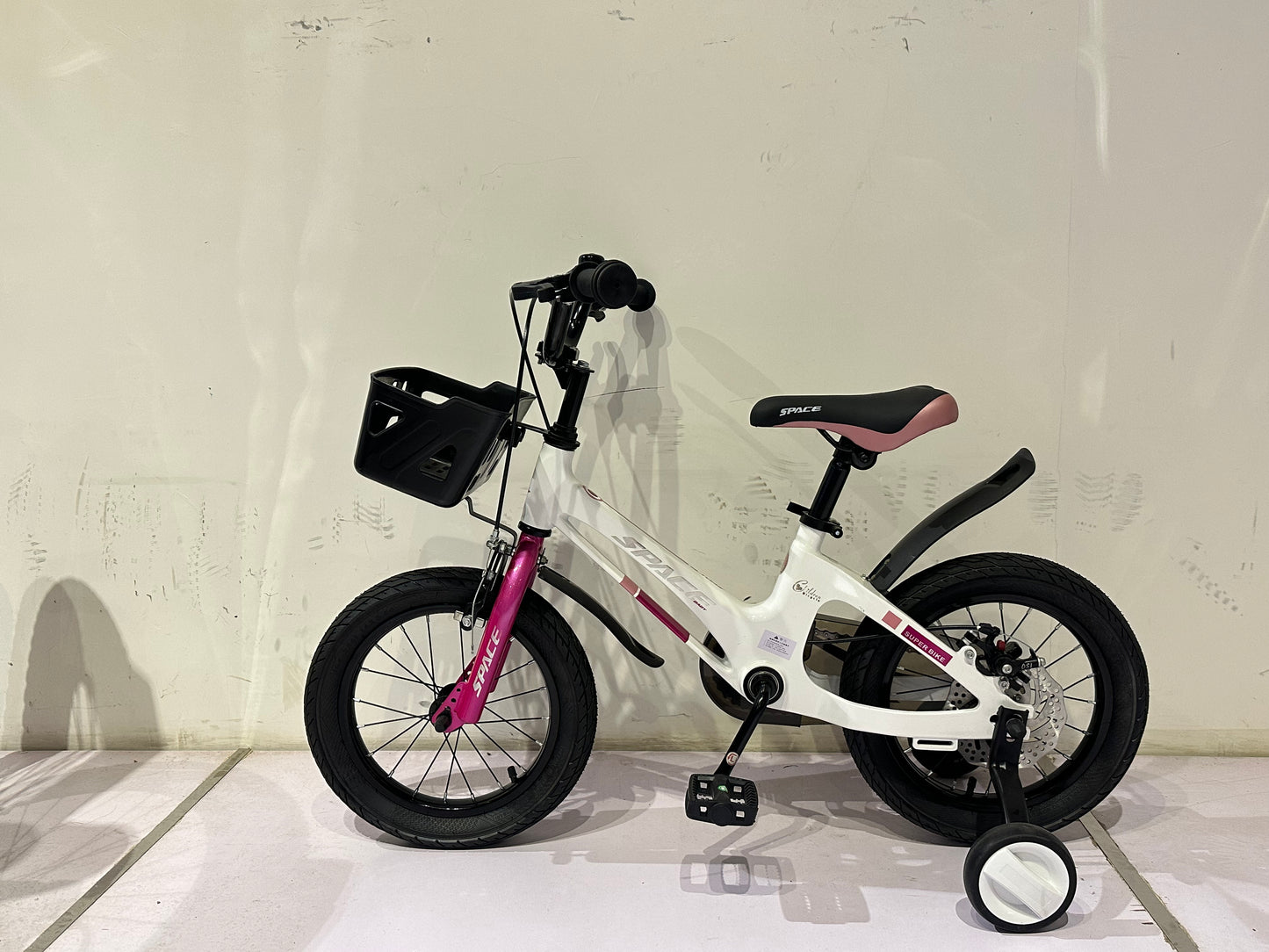 SKYS børnecykel fra 3 til 9 år 14/16/18 tommer pink