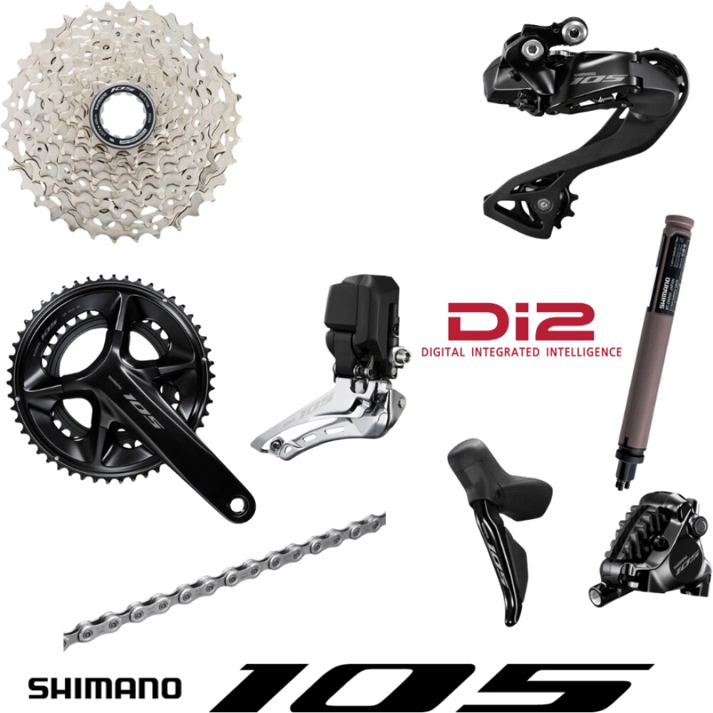 Shimano 105 Di2 R7170 2x12-speed gruppesæt