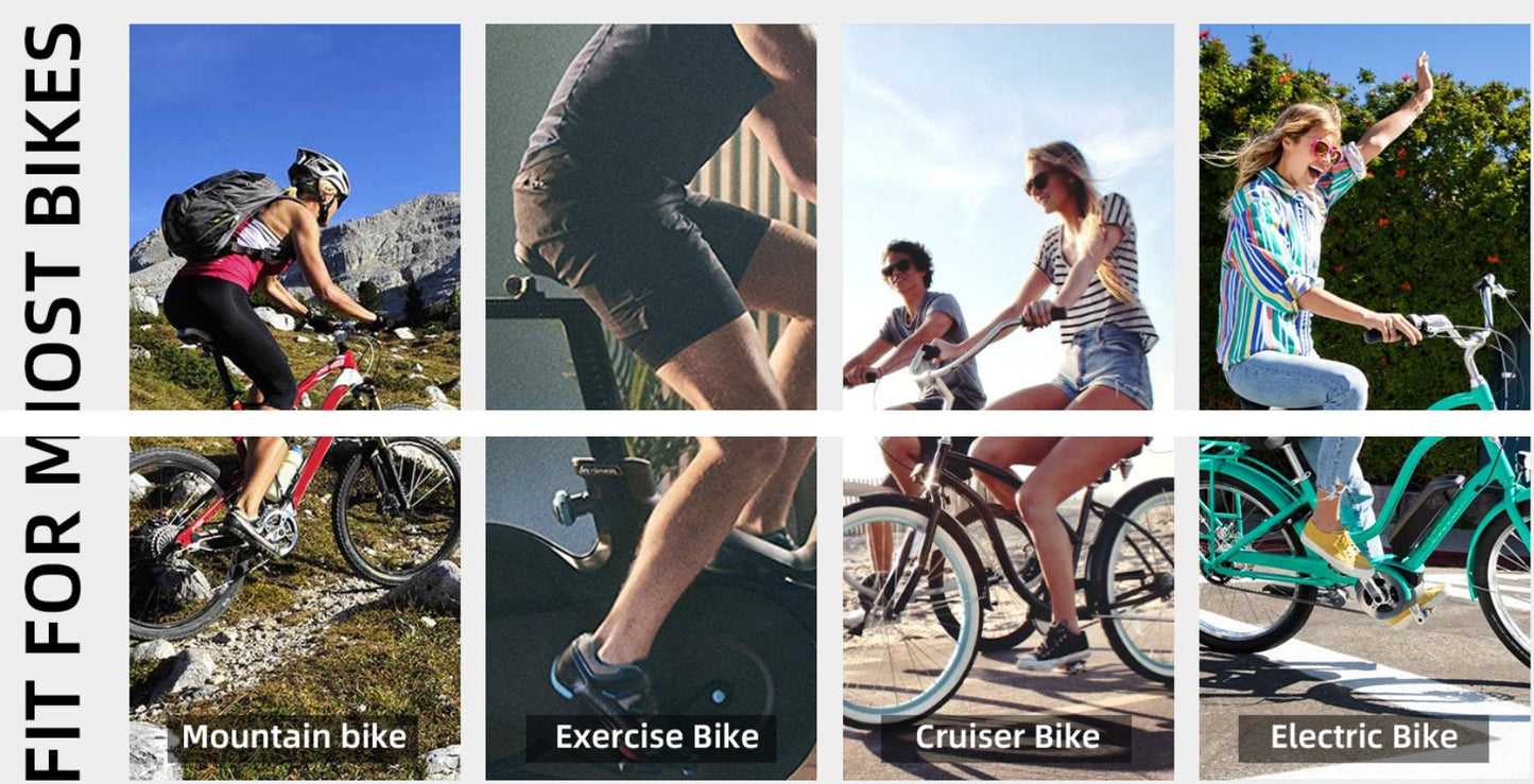 ROCKBROS bred cykelsadel til motionscykel/cykel Peloton cykelsæde