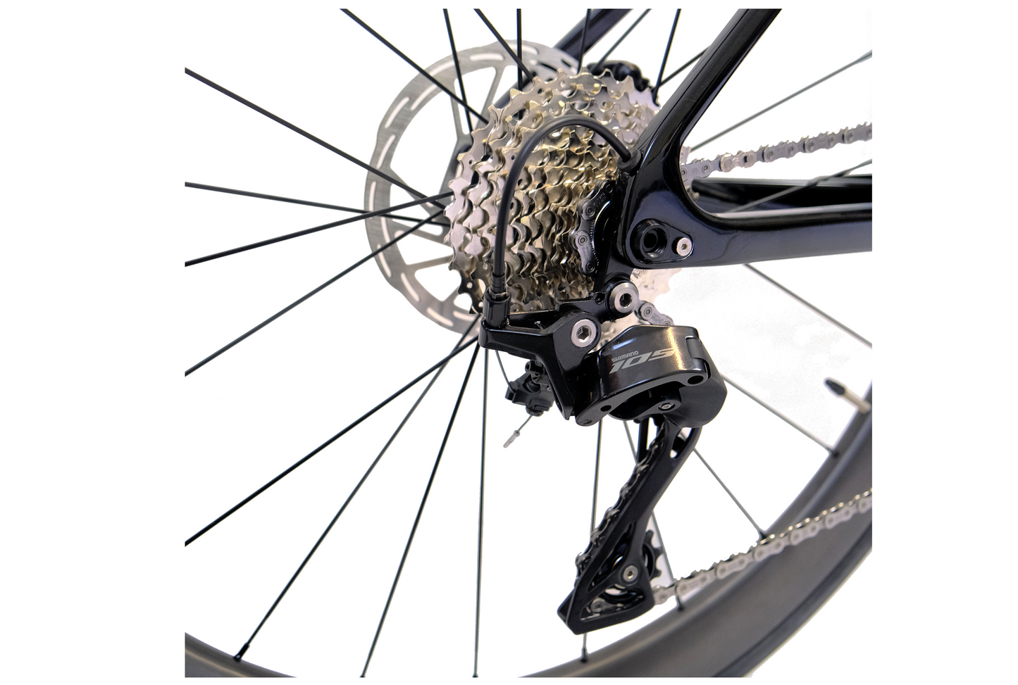 RINOS Fuldt kulfiber landevejscykel Odin 4.1 Shimano 105 ST-R7120 24 gear