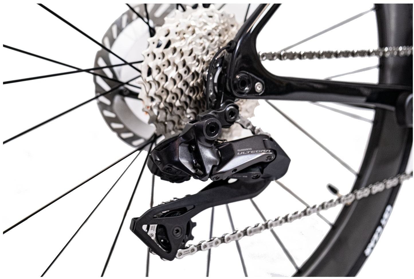 RINOS kulfiber racercykel Odin7.1 Shimano Ultegra Di2 Rød XS med kulhjul – 24 gear