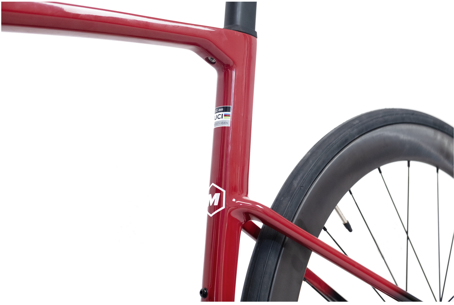 RINOS kulfiber racercykel Odin7.1 Shimano Ultegra Di2 Rød XS med kulhjul – 24 gear
