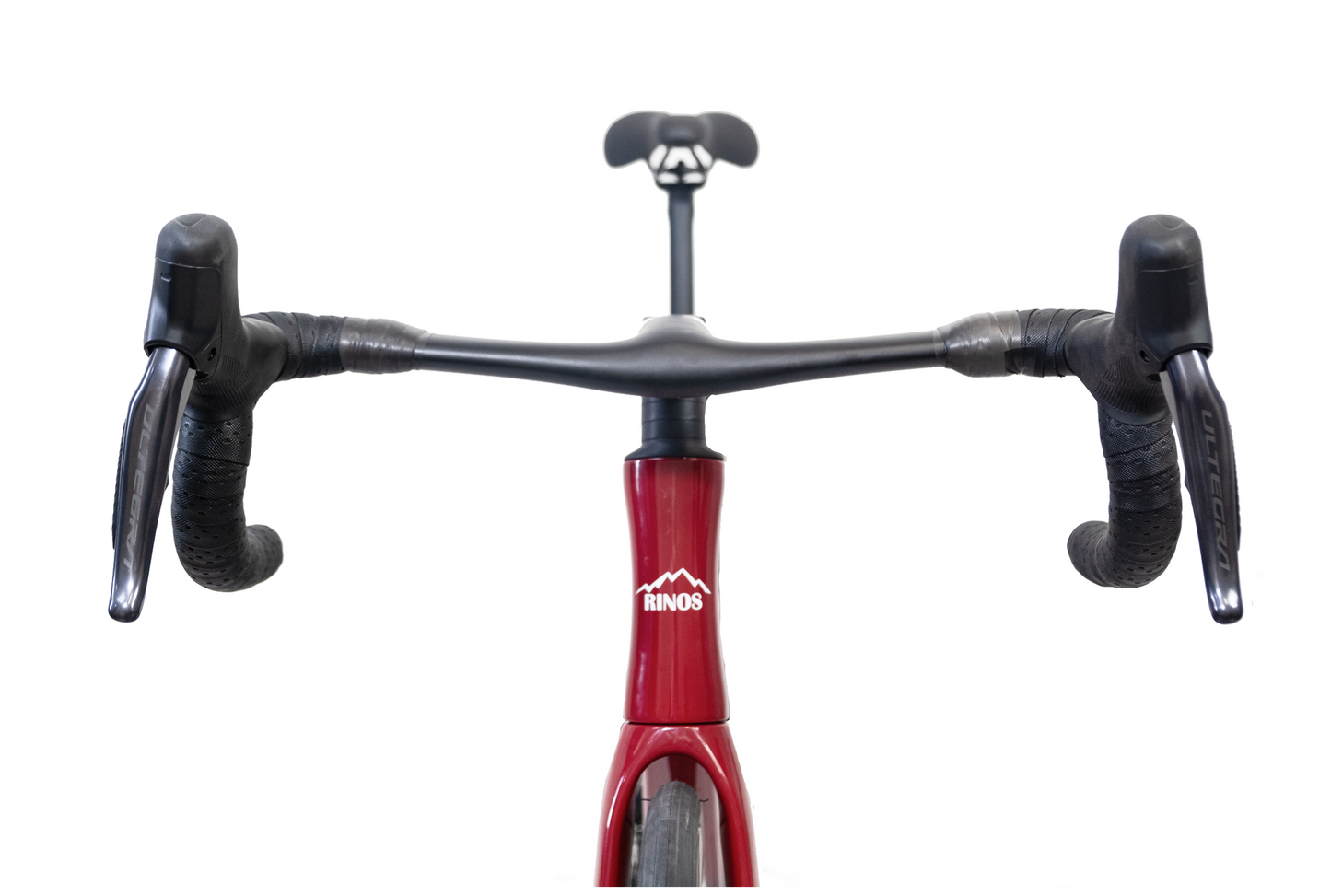 RINOS kulfiber racercykel Odin7.1 Shimano Ultegra Di2 Rød XS med kulhjul – 24 gear