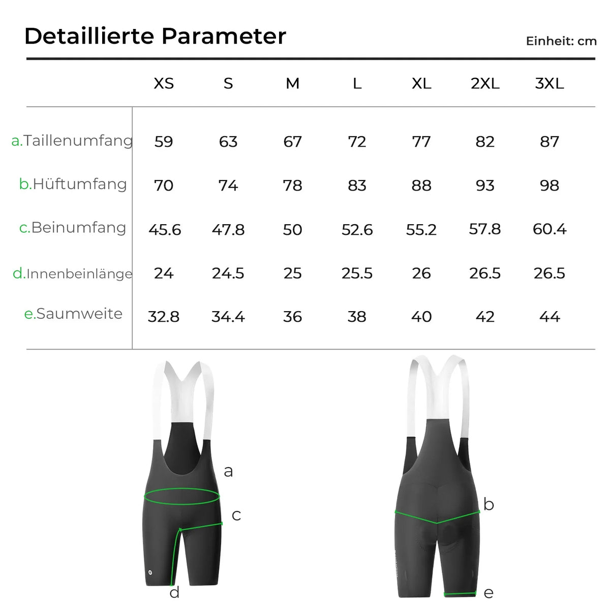 ROCKBROS Cykelbukser til herrer med polstring, korte cykelbukser, Bib Shorts med seler, cykelsport selebukser