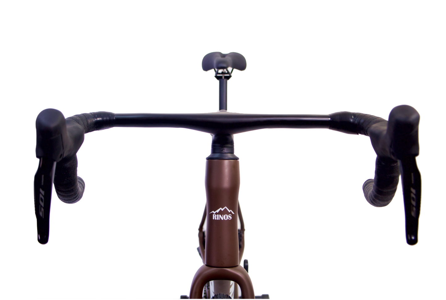 RINOS Kulfiber Gravelcykel Sandman8.0 Shimano 105 Di2 Kaffe