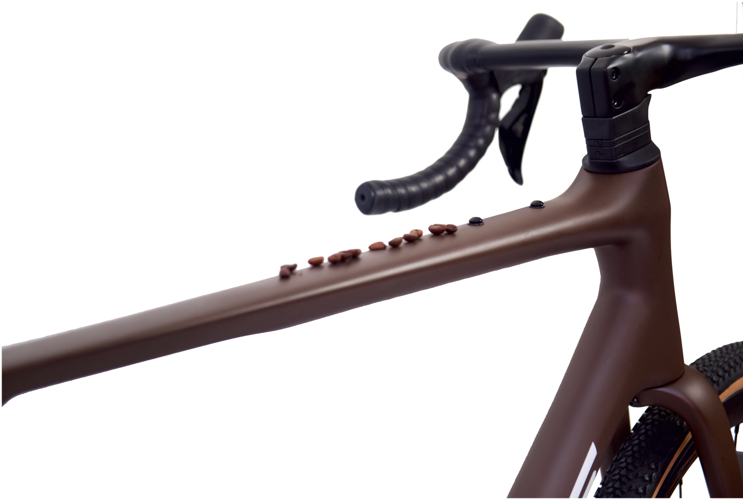 RINOS Kulfiber Gravelcykel Sandman8.0 Shimano 105 Di2 Kaffe