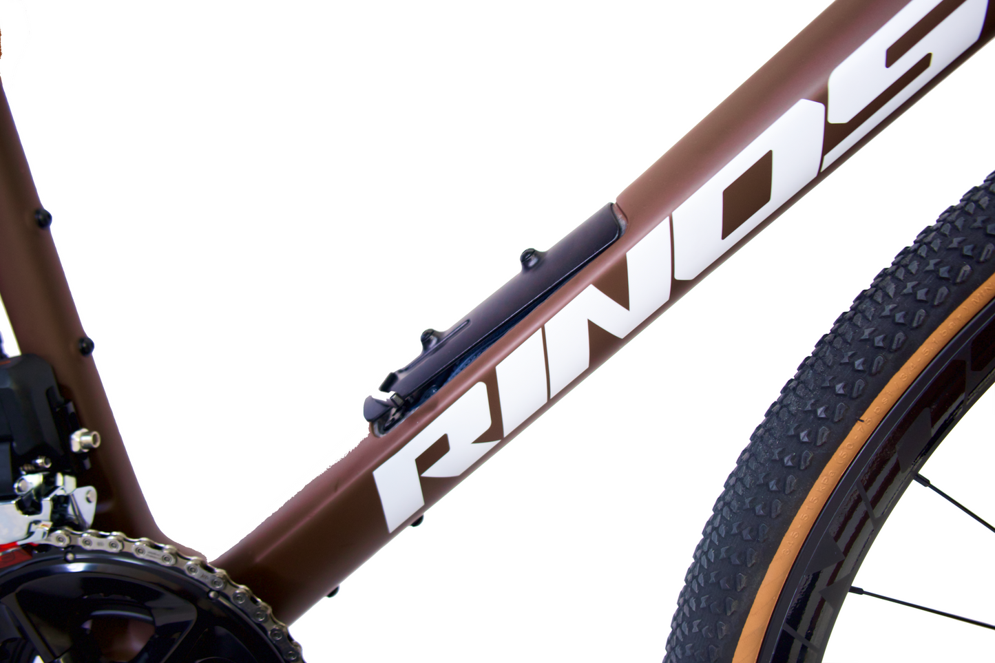 RINOS Kulfiber Gravelcykel Sandman8.0 Shimano 105 Di2 Kaffe