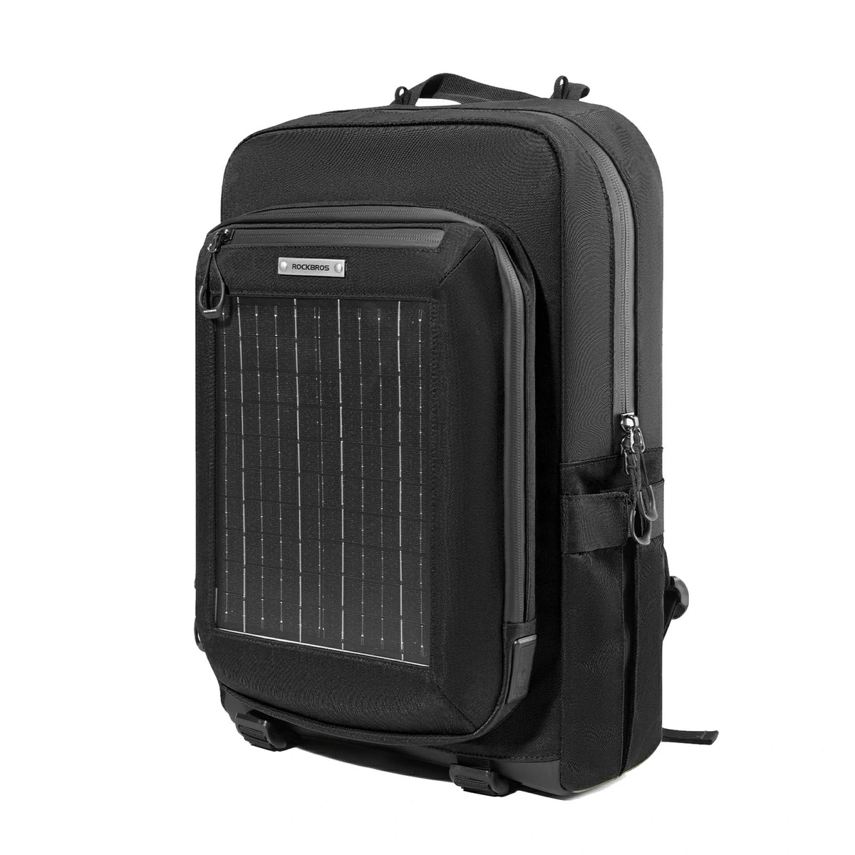ROCKBROS Solarrygsæk Solar Rygsæk 20L med Fleksibelt Aftageligt 10V 14W