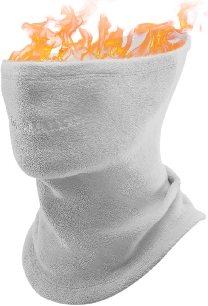 Qunature Winter Neck Warmer Ski Tube Tørklæde Fleece Tykt Vindtæt åndbart termisk halstørklæde Damer & mænd til udendørs sport Skiløb Løb Cykling Snowboarding