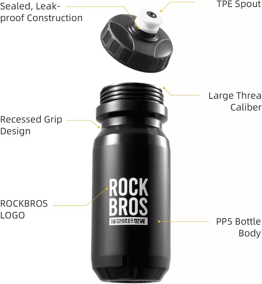 ROCKBROS Cykelvandflaske 600ml Drikkeflaske Vandflaske Cykling