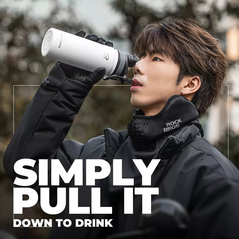 ROCKBROS Winter Half Balaclava E-cykel/Cykel/Motorcykel Maske Fleece Sovevarm