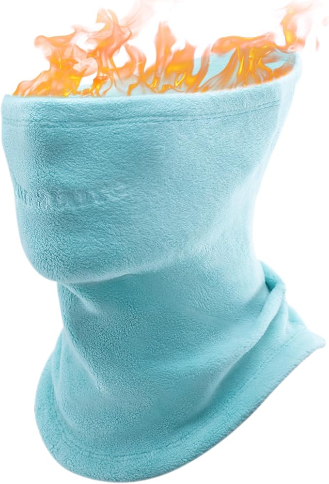 Qunature Winter Neck Warmer Ski Tube Tørklæde Fleece Tykt Vindtæt åndbart termisk halstørklæde Damer & mænd til udendørs sport Skiløb Løb Cykling Snowboarding