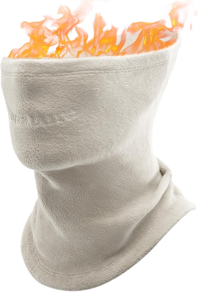 Qunature Winter Neck Warmer Ski Tube Tørklæde Fleece Tykt Vindtæt åndbart termisk halstørklæde Damer & mænd til udendørs sport Skiløb Løb Cykling Snowboarding