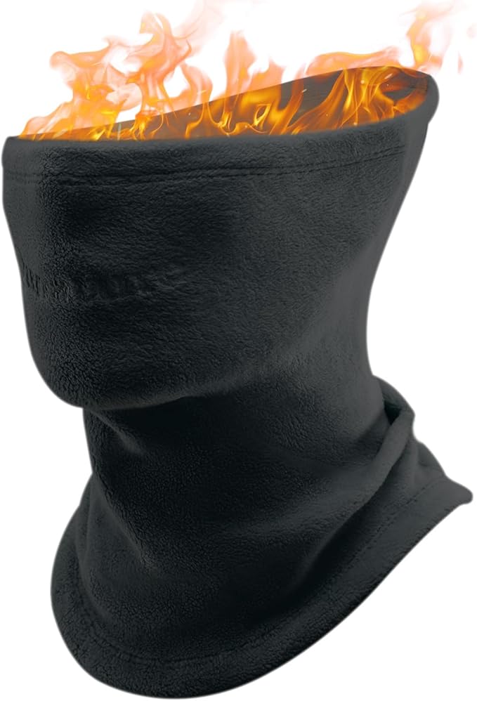 Qunature Winter Neck Warmer Ski Tube Tørklæde Fleece Tykt Vindtæt åndbart termisk halstørklæde Damer & mænd til udendørs sport Skiløb Løb Cykling Snowboarding