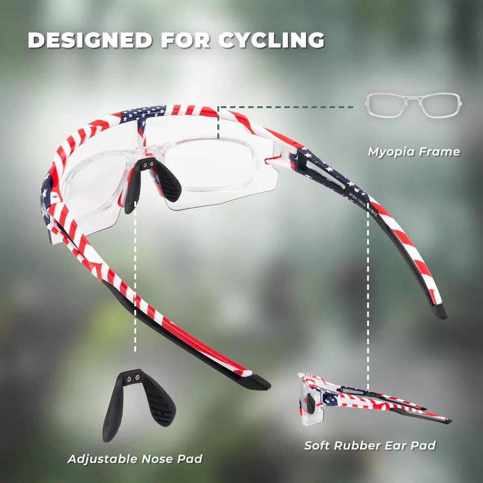 ROCKBROS Polariserede/Photochromic Solbriller Cykelbriller Cykel UV400 UNISEX