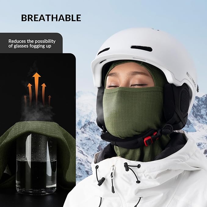 Qunature Balaclava Vinterskimaske Balaclava Ski Motorcykel Ansigtsmaske Dame/Mænd Varm Vindtæt åndbar Balaclava til udendørssport Skiløb Snowboarding Cykling