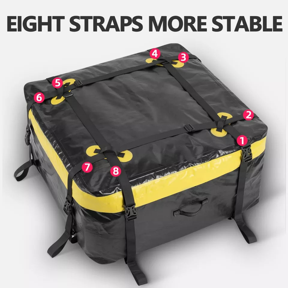 ROCKBROS 300L biltagtaske vandtæt bilbagagetaske tagboks foldbar PVC