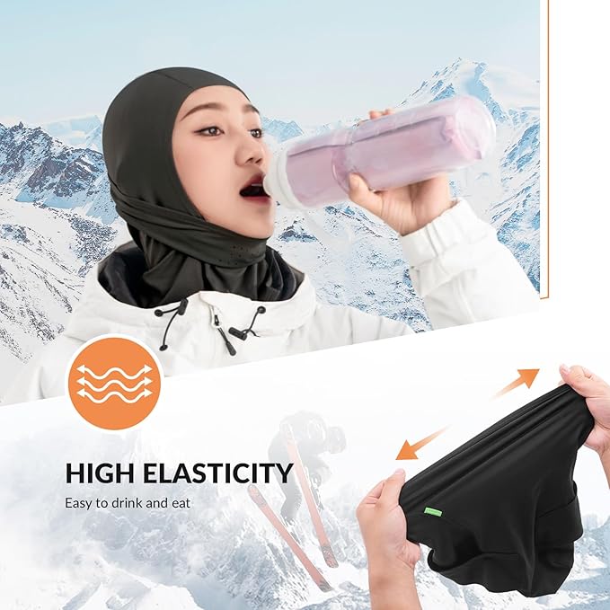 Qunature Balaclava Balaclava vinterskimaske Vindtæt åndbar ansigtsmaske M/L til udendørs sport Skiløb Cykling Snowboarding Motorcykling Damer/Mænd