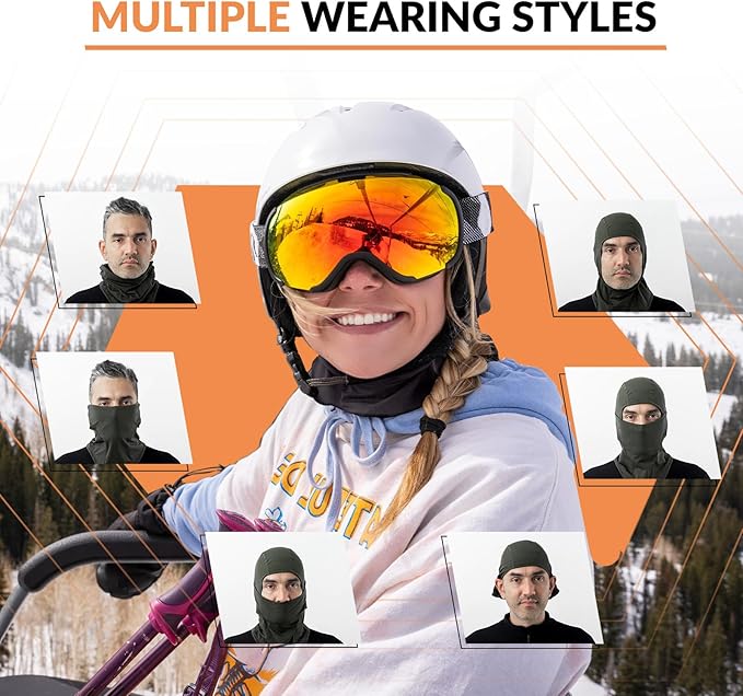 Qunature Balaclava Balaclava vinterskimaske Vindtæt åndbar ansigtsmaske M/L til udendørs sport Skiløb Cykling Snowboarding Motorcykling Damer/Mænd