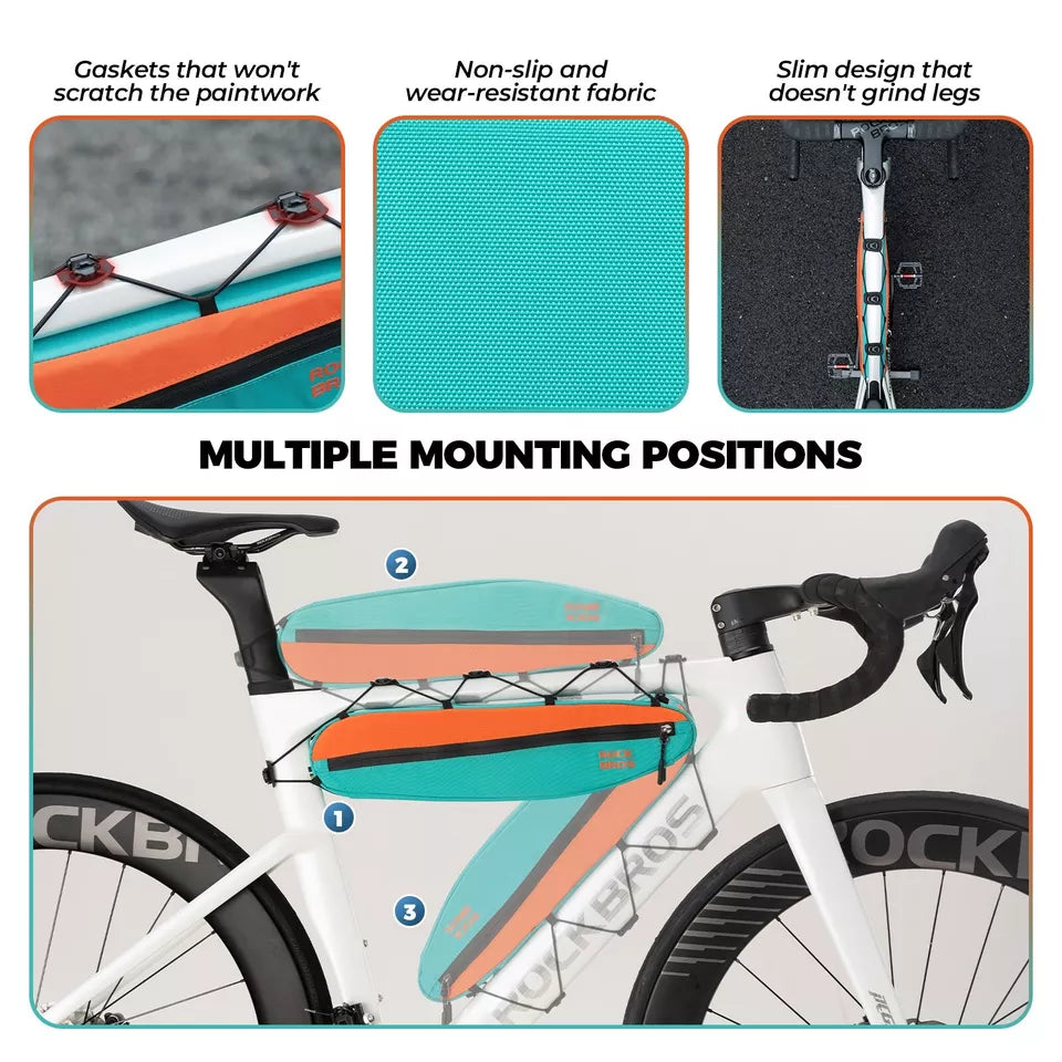 ROCKBROS cykeltaske ramme taske down tube
