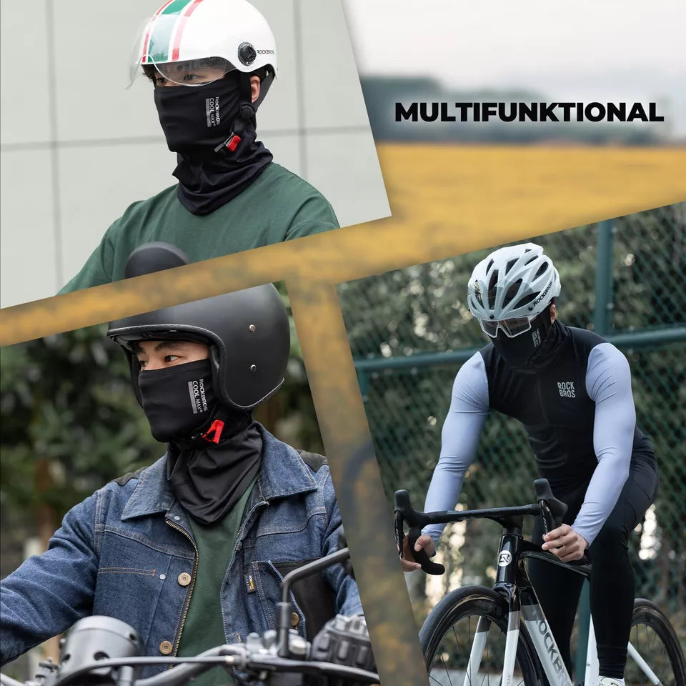 ROCKBROS sommer multifunktionelt håndklæde COOLMAX Wrap UPF50+ cykel/motorcykel maske
