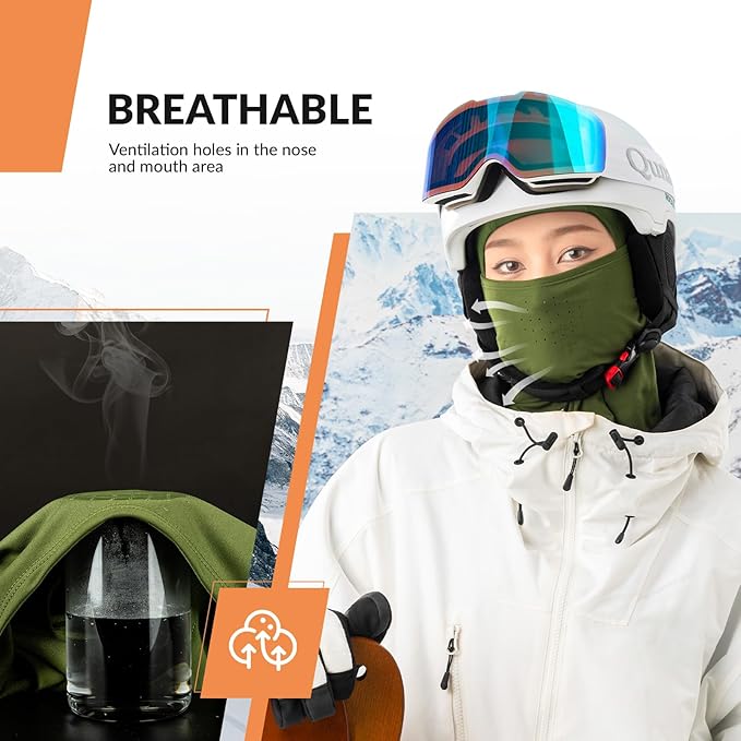 Qunature Balaclava Balaclava vinterskimaske Vindtæt åndbar ansigtsmaske M/L til udendørs sport Skiløb Cykling Snowboarding Motorcykling Damer/Mænd