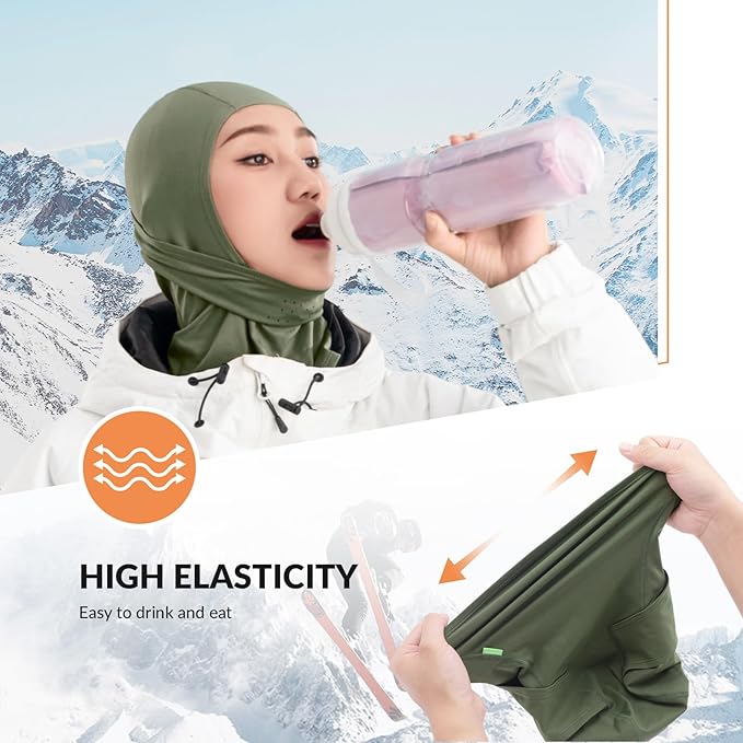 Qunature Balaclava Balaclava vinterskimaske Vindtæt åndbar ansigtsmaske M/L til udendørs sport Skiløb Cykling Snowboarding Motorcykling Damer/Mænd