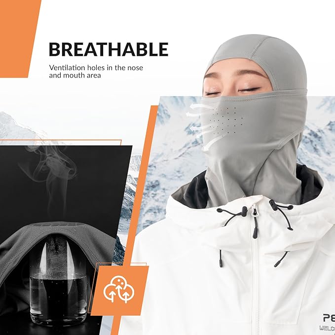 Qunature Balaclava Balaclava vinterskimaske Vindtæt åndbar ansigtsmaske M/L til udendørs sport Skiløb Cykling Snowboarding Motorcykling Damer/Mænd
