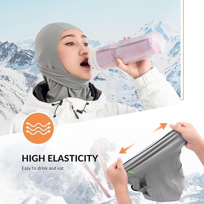 Qunature Balaclava Balaclava vinterskimaske Vindtæt åndbar ansigtsmaske M/L til udendørs sport Skiløb Cykling Snowboarding Motorcykling Damer/Mænd