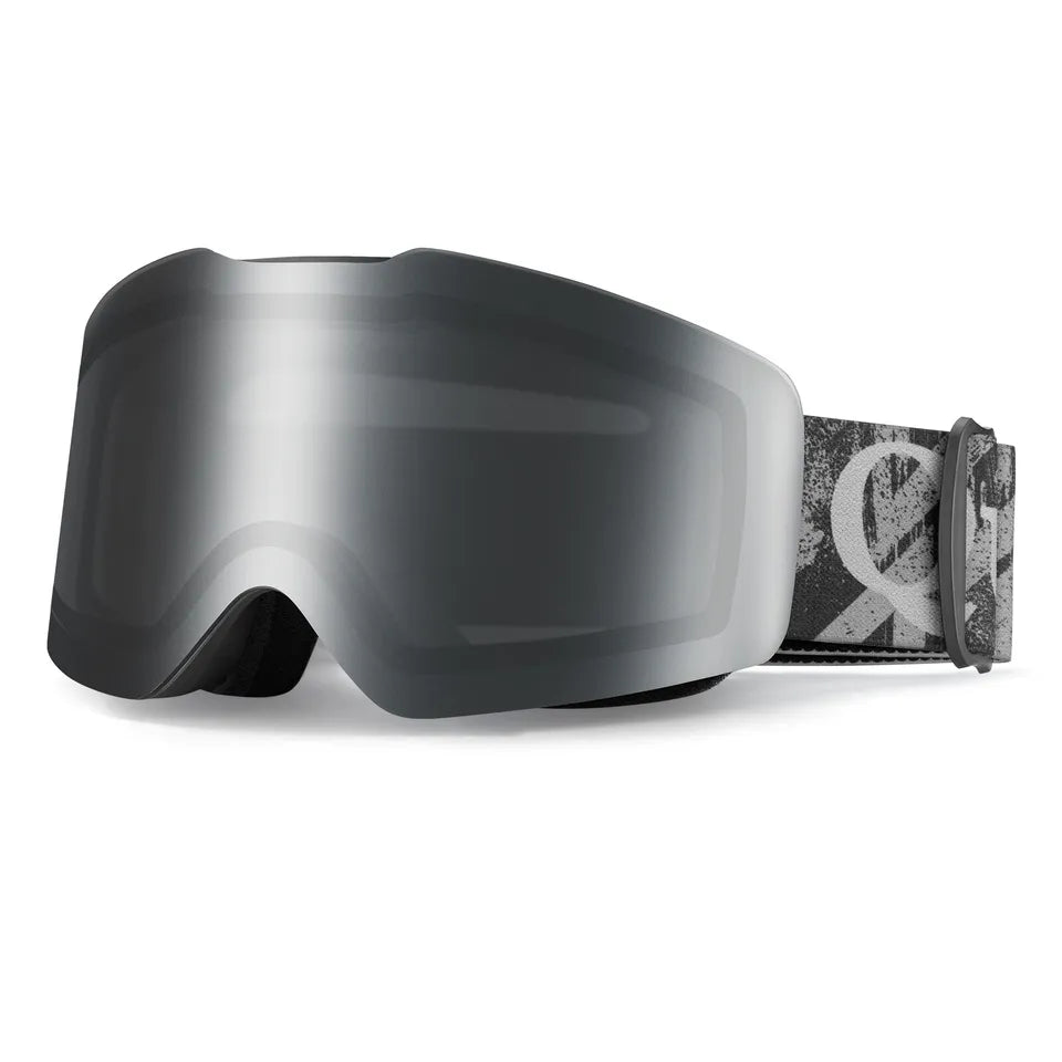 Qunature Rammeløse Skibriller Snowboard Goggles UV400 Anti Fog Goggles Unisex