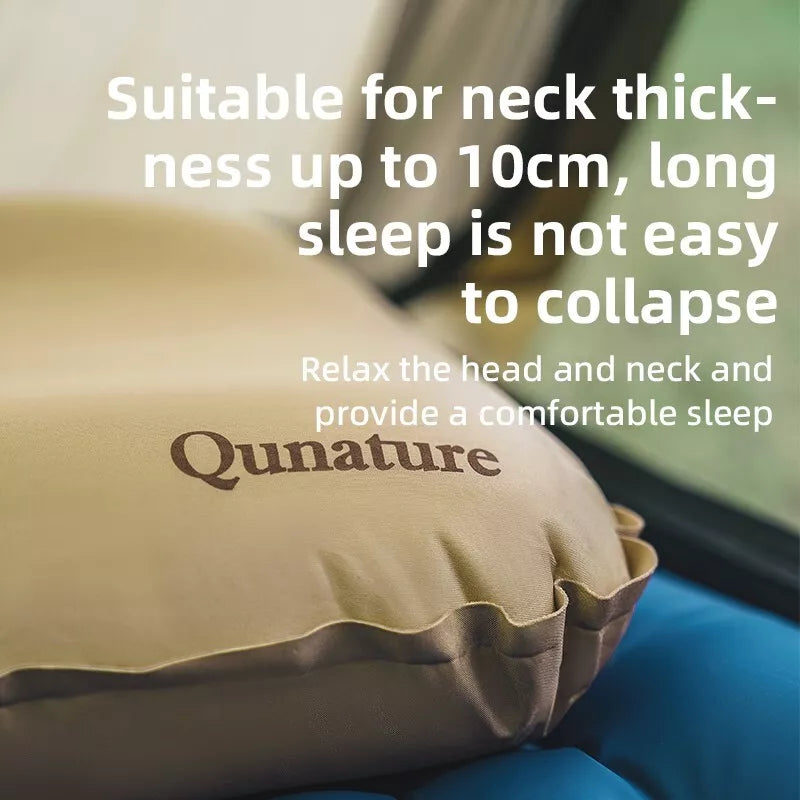 Qunature Campingpude Strandpude Udendørs oppustelig pude