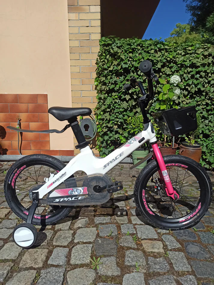 SKYS børnecykel fra 3 til 9 år 14/16/18 tommer pink