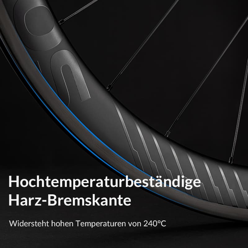 700C Carbon Hjulsæt 65mm Skivebremse Gennemgående Aksel Hjulsæt til Landevejscykel ROCKBROS
