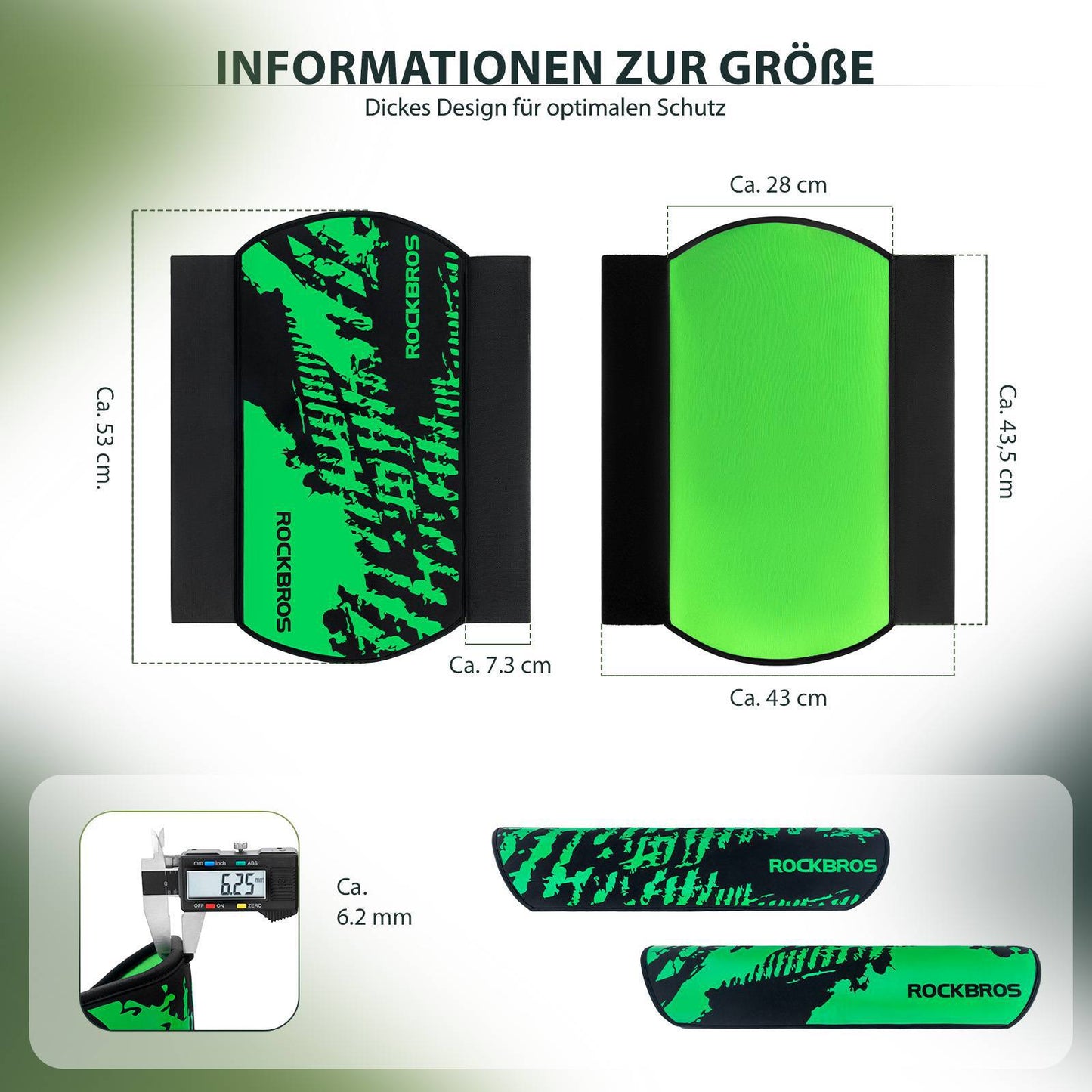 Lakbeskyttelse til elcykelbatteri til integreret elcykelstelbatteri, beskyttelse mod kulde, ROCKBROS