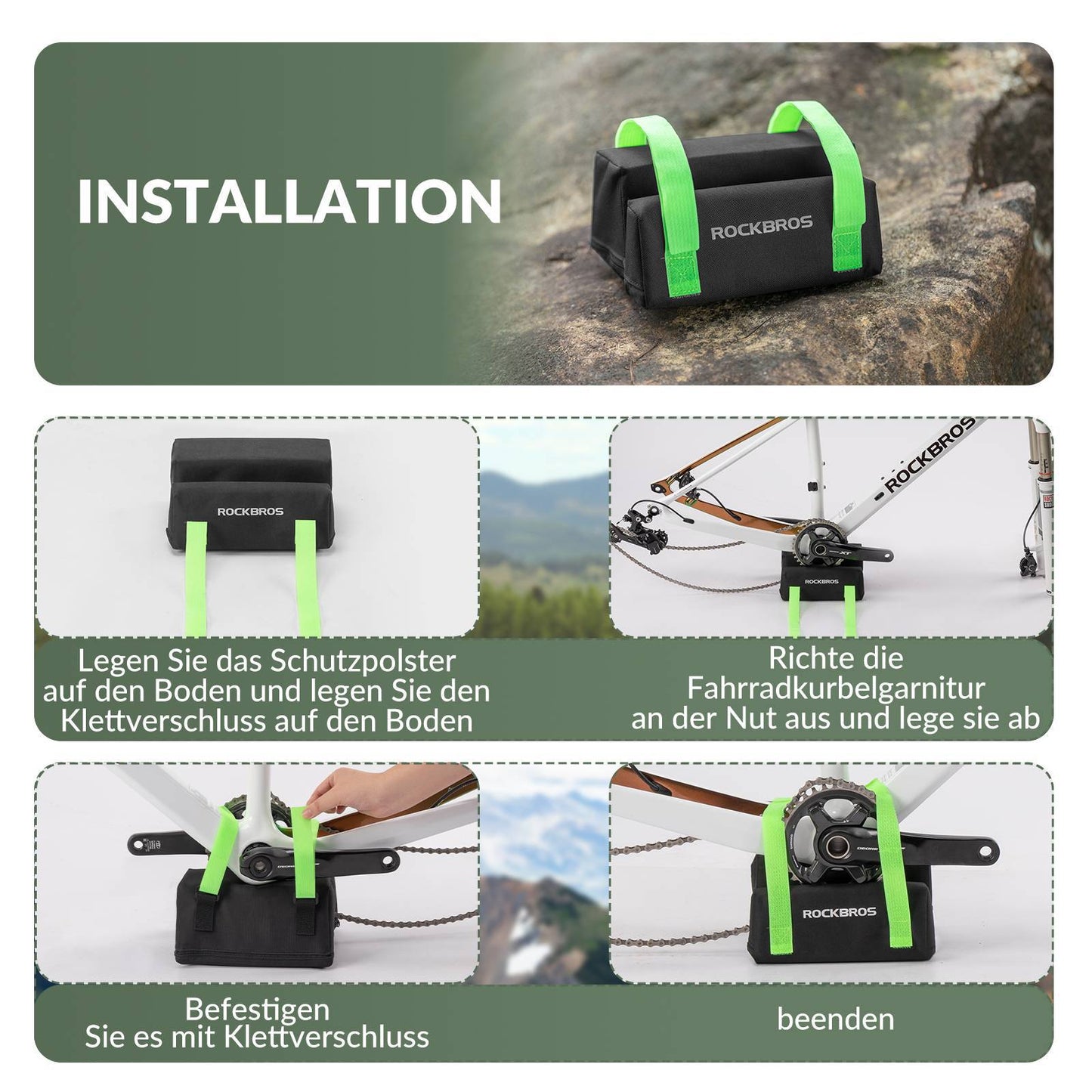Cykelklingesæt beskyttelsesbelægninger cykeltilbehør universal ROCKBROS
