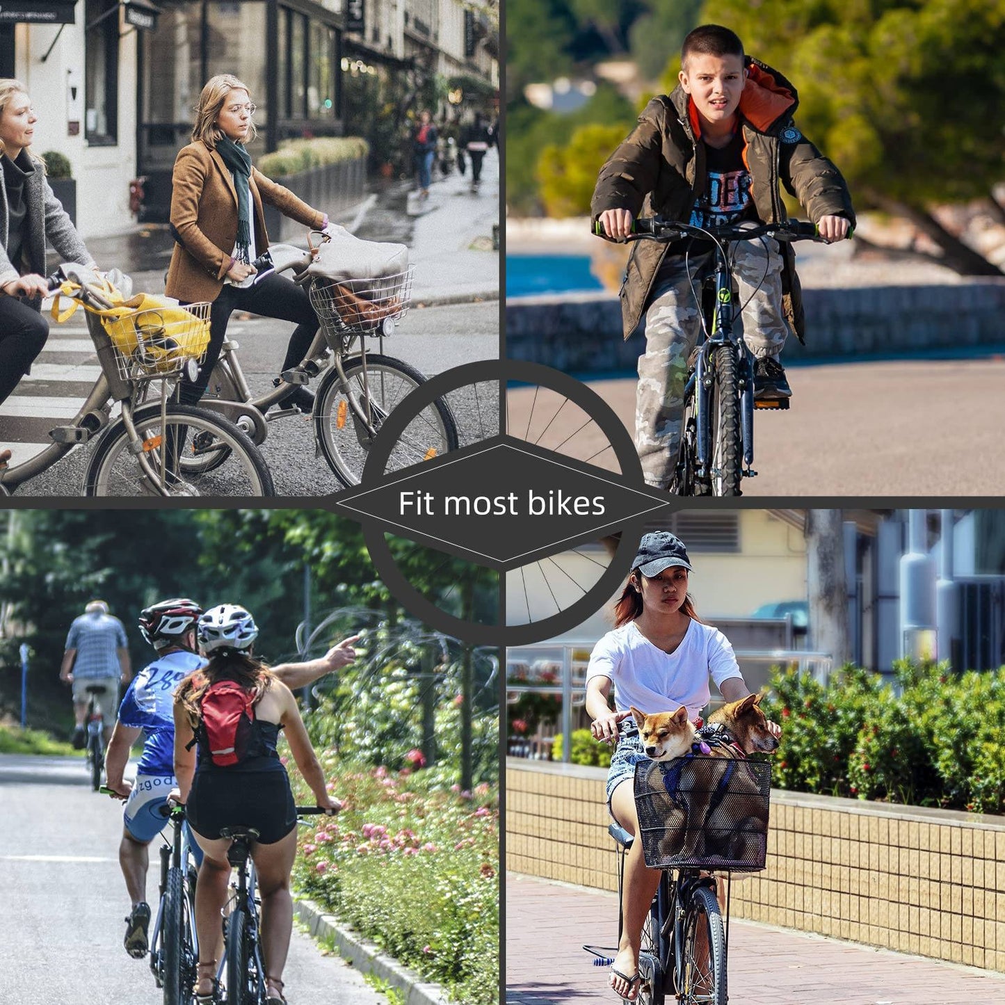 Retro cykelklokke, MTB-klokke, rustfrit stål, højlydt, klassisk, ROCKBROS