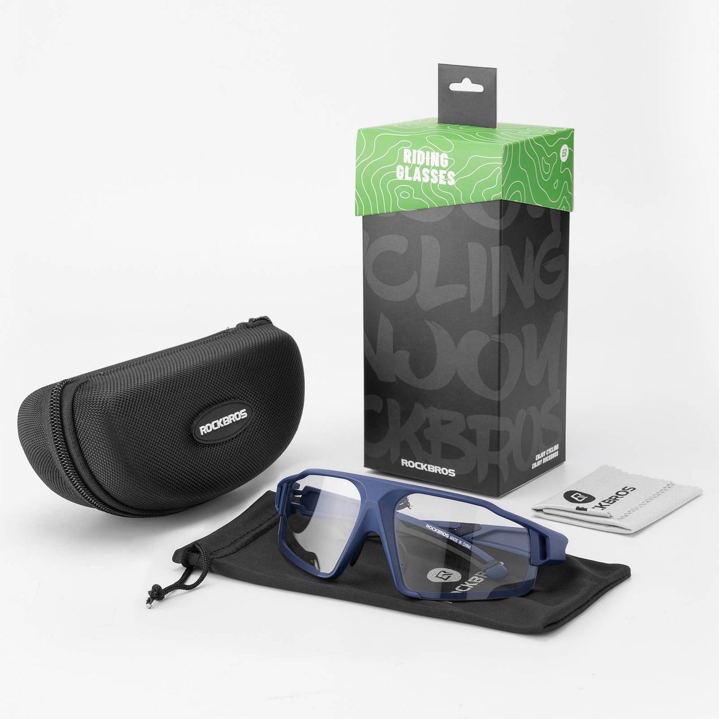 Fotokromiske solbriller til udendørsaktiviteter, unisex, ROCKBROS