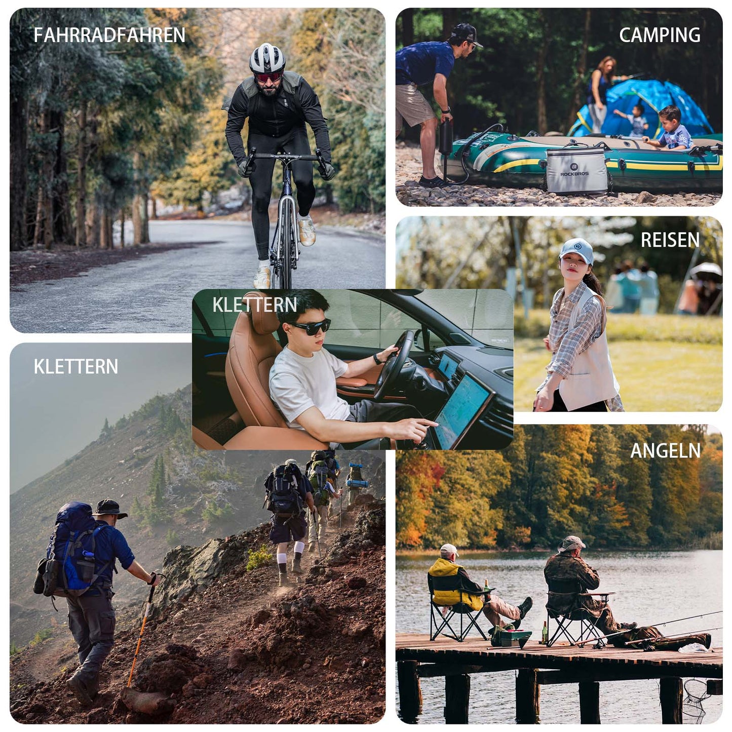 Polariserede cykelbriller, nærsynsbriller, overbriller, unisex sportsbriller, ROCKBROS