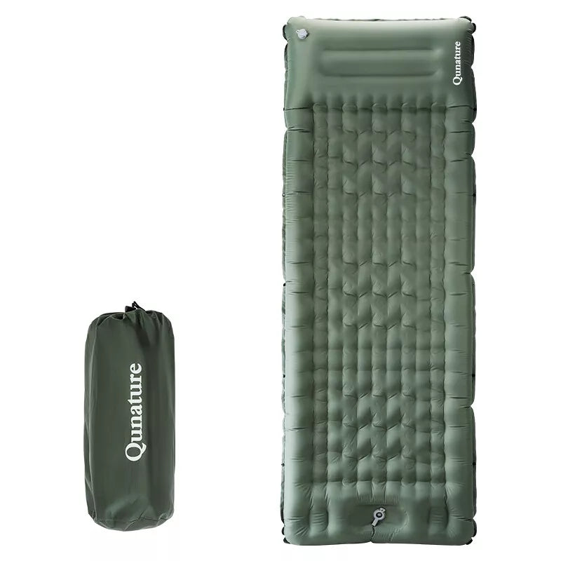 QUANATURE oppustelig liggeunderlag 197*71 cm luftseng 2 Farve