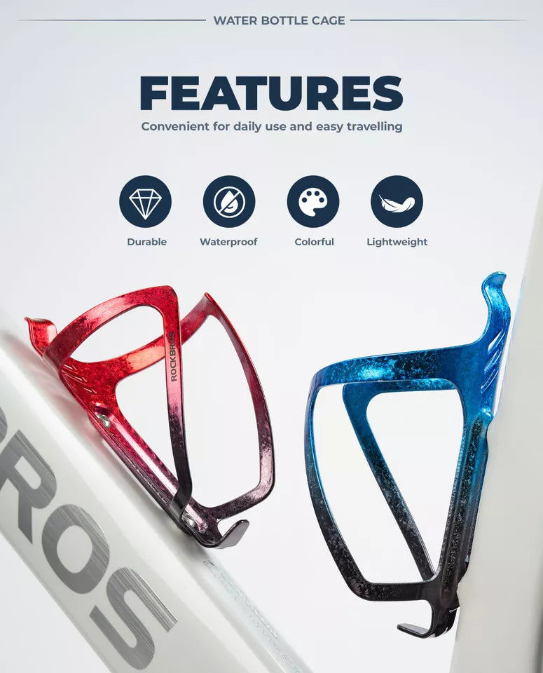 ROCKBROS cykelflaskeholder lavet af aluminium drikkeflaskeholder mount MTB BIKE