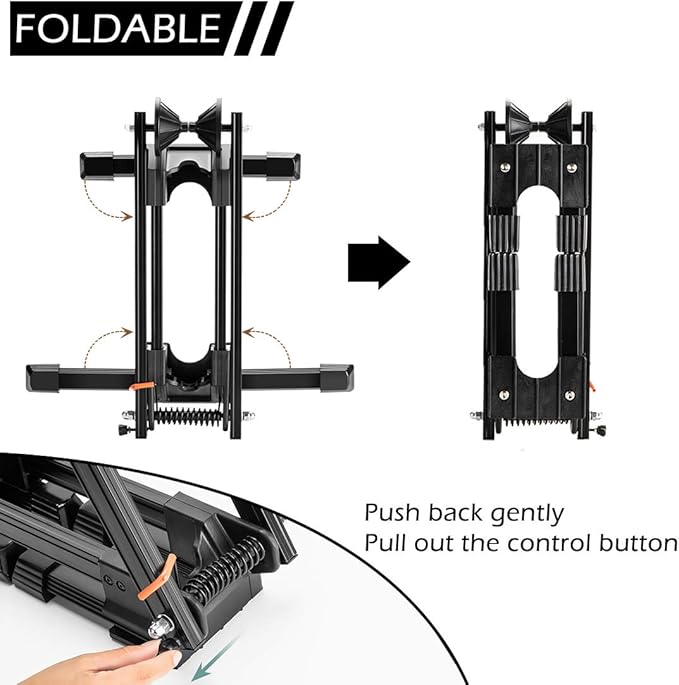 ROCKBROS cykelstativ baghjulstativ udstillingsstativ cykelholder foldbar lavet af aluminium