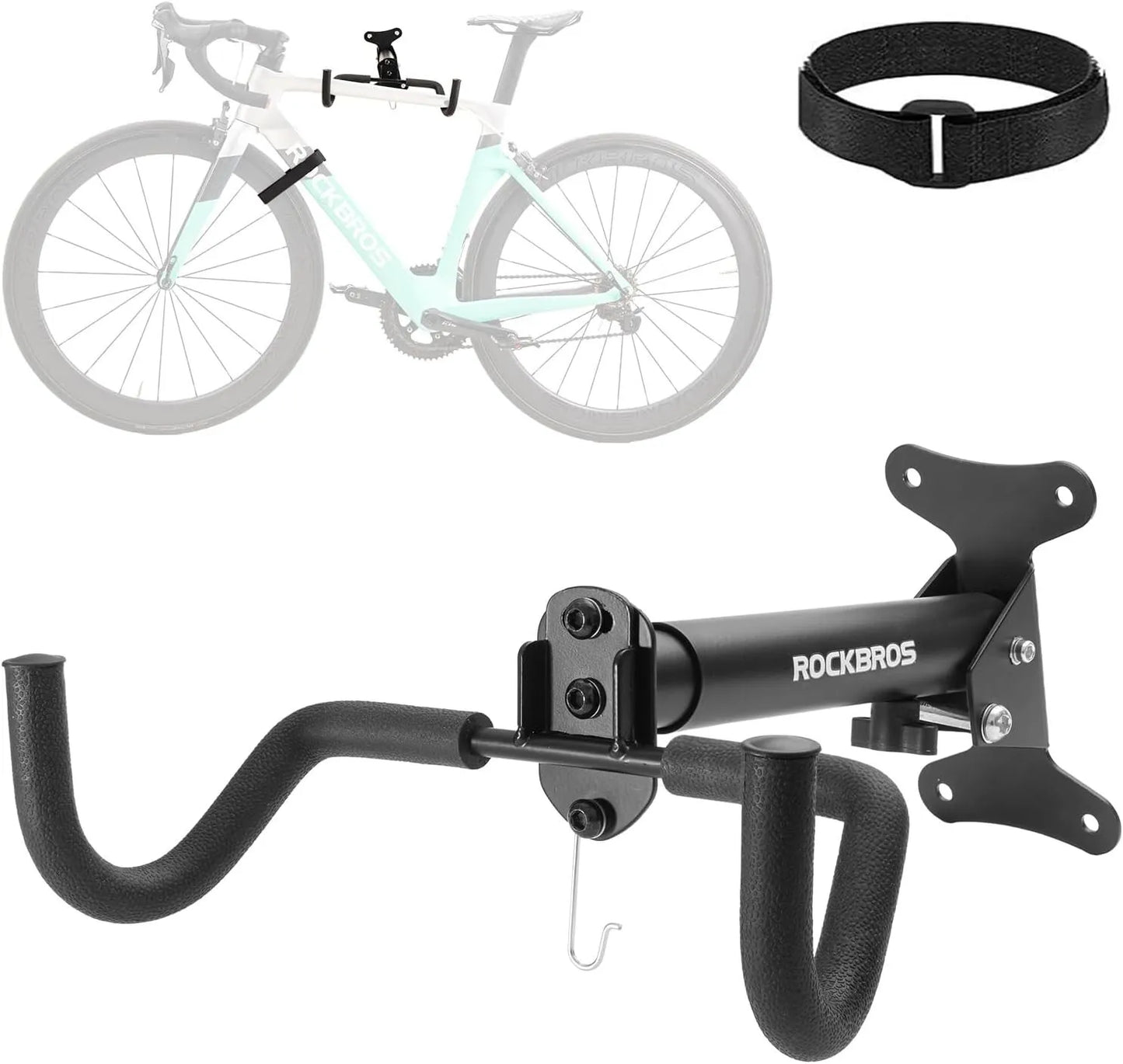ROCKBROS cykelstativ vægmonteret vægmonteret cykelholder op til 15 kg