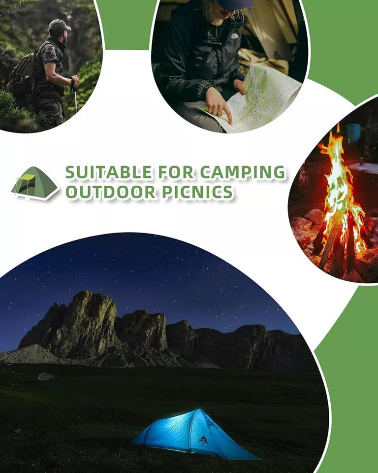 Qunature Campingtelt til 2 personer Rygsæktelt Vandtæt telt med X-struktur