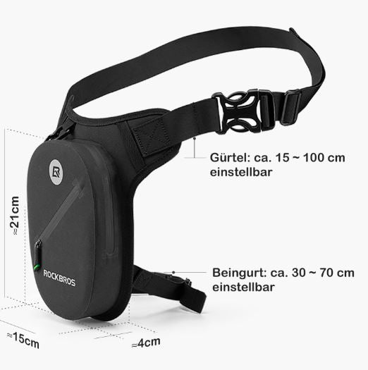 ROCKBROS Fanny Pack vandtæt hip taske multifunktionel ben motorcykel