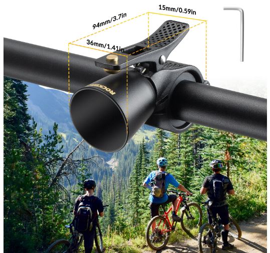 ROCKBROS cykelklokke cykellydhorn horn elektrisk signalhorn universal
