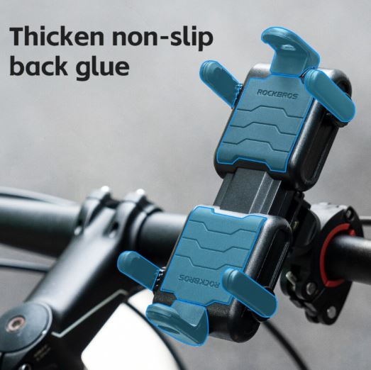 ROCKBROS cykel mobiltelefon holder motorcykel holder styr 360° universal smartphone